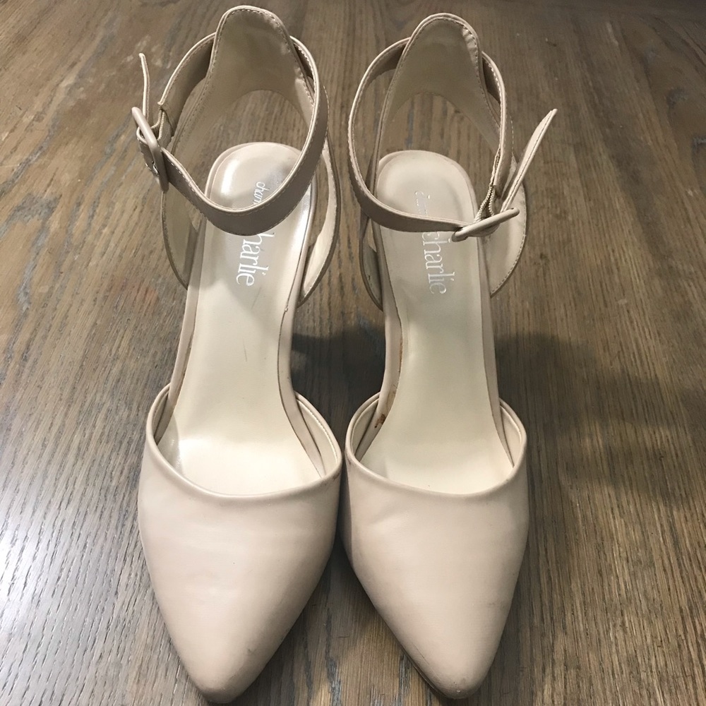 Charming Charlie Heels with Ankle Strap - Picture 2 of 5